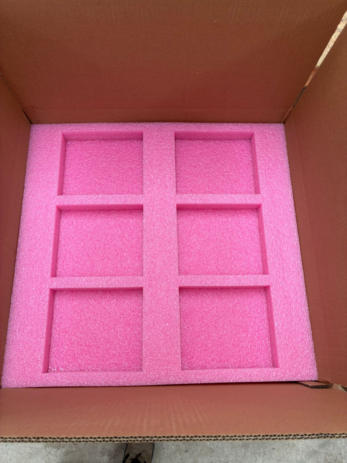 Empaque con espuma